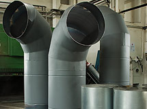 Výroba potrubí pro odtah spalin